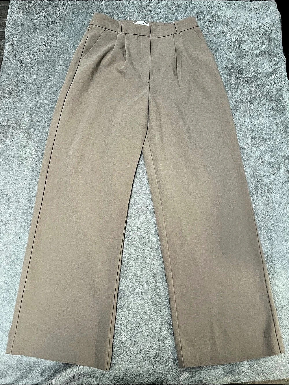 Abercrombie & Fitch A&F Sloan Wide Leg Pant Tan Pants Waist 30